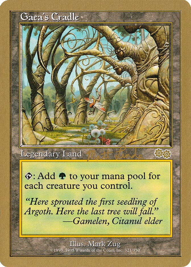 Gaea's Cradle (Matt Linde) [World Championship Decks 1999] MTG Single Magic: The Gathering  | Multizone: Comics And Games