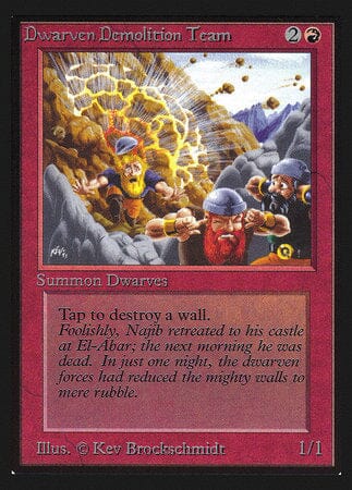 Dwarven Demolition Team (IE) [Intl. Collectors’ Edition] MTG Single Magic: The Gathering  | Multizone: Comics And Games