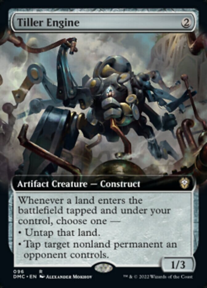 Tiller Engine (Extended Art) [Dominaria United Commander] MTG Single Magic: The Gathering  | Multizone: Comics And Games