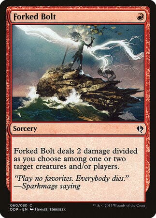 Forked Bolt [Duel Decks: Zendikar vs. Eldrazi] MTG Single Magic: The Gathering  | Multizone: Comics And Games