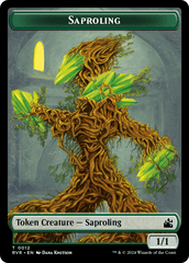 Saproling // Beast Double-Sided Token [Ravnica Remastered Tokens] MTG Single Magic: The Gathering  | Multizone: Comics And Games