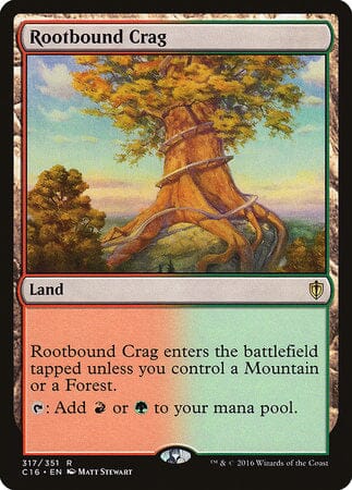 Rootbound Crag [Commander 2016] MTG Single Magic: The Gathering  | Multizone: Comics And Games