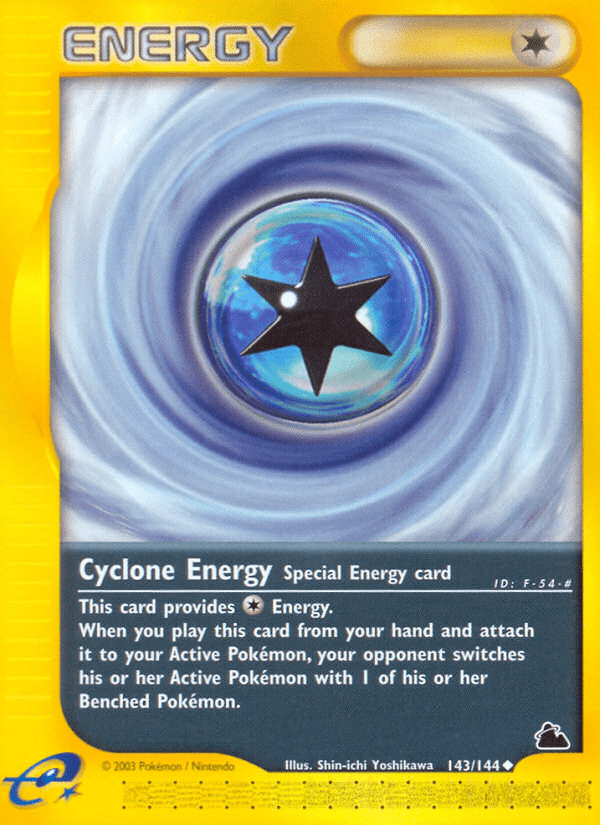 Cyclone Energy (143/144) [Skyridge] Pokemon Single Pokémon  | Multizone: Comics And Games