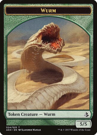 Wurm Token [Amonkhet Tokens] MTG Single Magic: The Gathering  | Multizone: Comics And Games