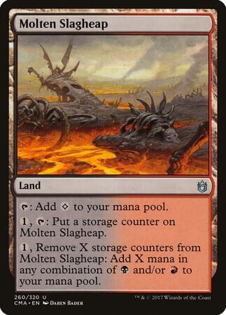 Molten Slagheap [Commander Anthology] MTG Single Magic: The Gathering  | Multizone: Comics And Games