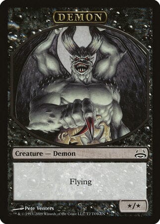 Demon Token [Duel Decks: Divine vs. Demonic Tokens] MTG Single Magic: The Gathering  | Multizone: Comics And Games