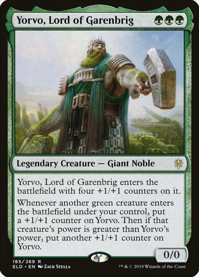 Yorvo, Lord of Garenbrig [Throne of Eldraine] MTG Single Magic: The Gathering  | Multizone: Comics And Games