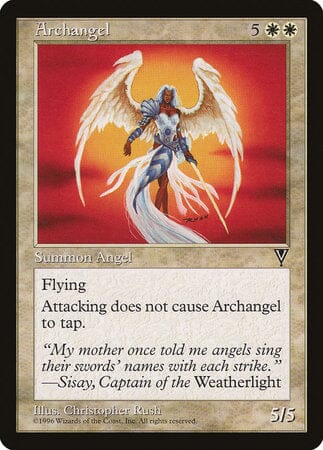 Archangel [Visions] MTG Single Magic: The Gathering  | Multizone: Comics And Games