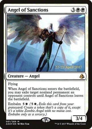 Angel of Sanctions [Amonkhet Promos] MTG Single Magic: The Gathering  | Multizone: Comics And Games
