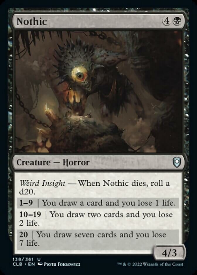 Nothic [Commander Legends: Battle for Baldur's Gate] MTG Single Magic: The Gathering  | Multizone: Comics And Games