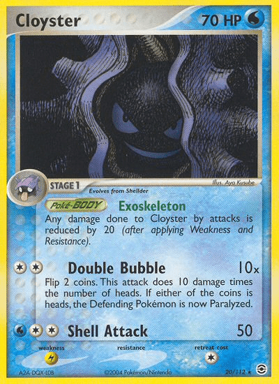 Cloyster (20/112) [EX: FireRed & LeafGreen] Pokemon Single Pokémon  | Multizone: Comics And Games