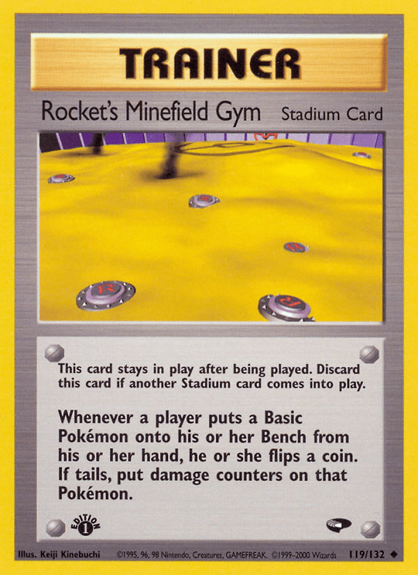 Rocket's Minefield Gym (119/132) [Gym Challenge 1st Edition] Pokemon Single Pokémon  | Multizone: Comics And Games