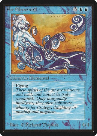 Air Elemental [Limited Edition Beta] MTG Single Magic: The Gathering  | Multizone: Comics And Games