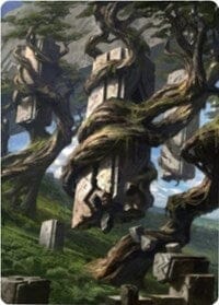 Forest 2 Art Card [Zendikar Rising Art Series] MTG Single Magic: The Gathering  | Multizone: Comics And Games