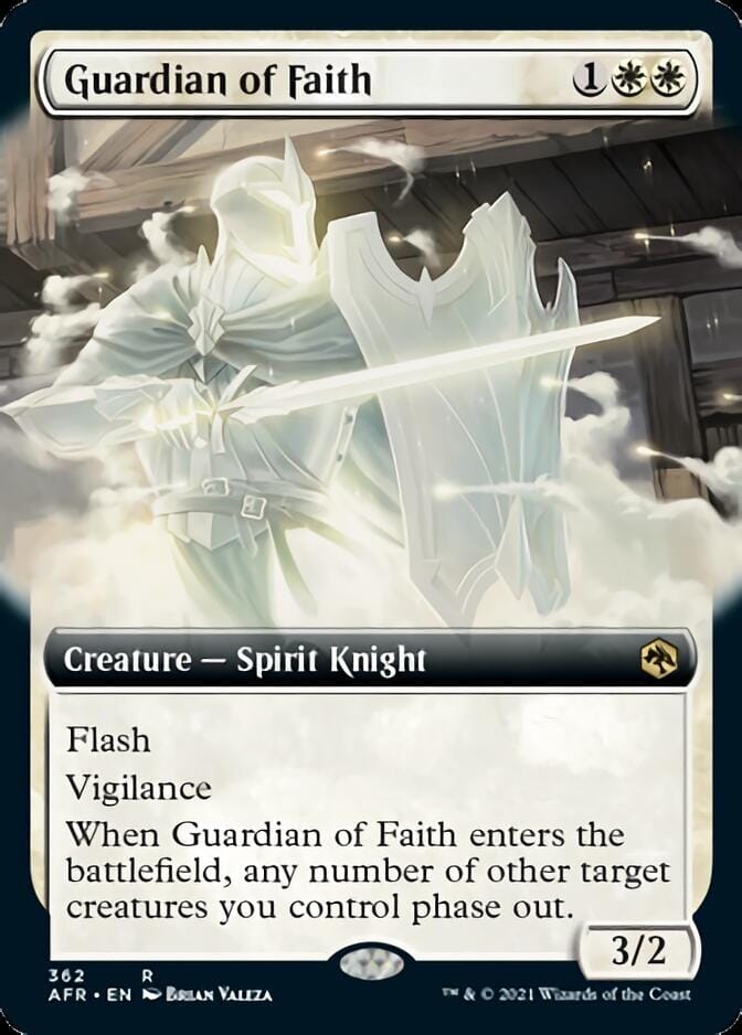 Guardian of Faith (Extended) [Dungeons & Dragons: Adventures in the Forgotten Realms] MTG Single Magic: The Gathering  | Multizone: Comics And Games