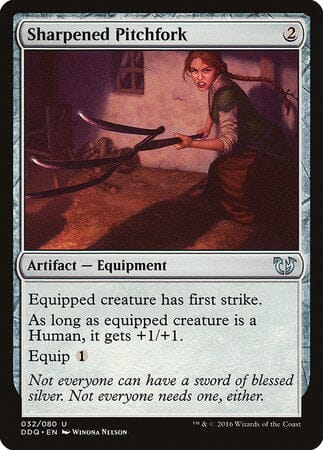 Sharpened Pitchfork [Duel Decks: Blessed vs. Cursed] MTG Single Magic: The Gathering  | Multizone: Comics And Games