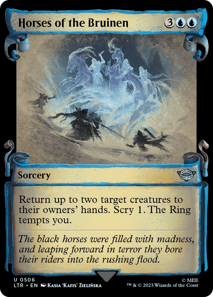 Horses of the Bruinen [The Lord of the Rings: Tales of Middle-Earth Showcase Scrolls] MTG Single Magic: The Gathering  | Multizone: Comics And Games