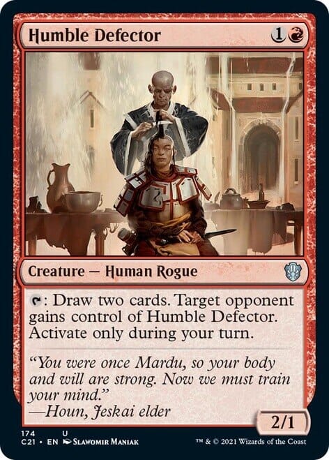 Humble Defector [Commander 2021] MTG Single Magic: The Gathering  | Multizone: Comics And Games