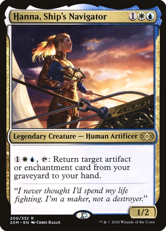 Hanna, Ship's Navigator [Double Masters] MTG Single Magic: The Gathering  | Multizone: Comics And Games