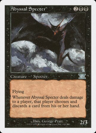 Abyssal Specter [Classic Sixth Edition] MTG Single Magic: The Gathering  | Multizone: Comics And Games