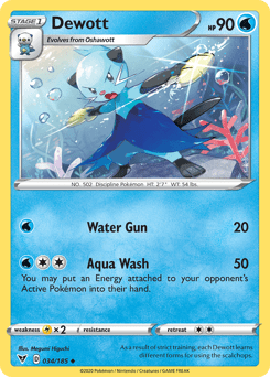 Dewott (034/185) [Sword & Shield: Vivid Voltage] Pokemon Single Pokémon  | Multizone: Comics And Games