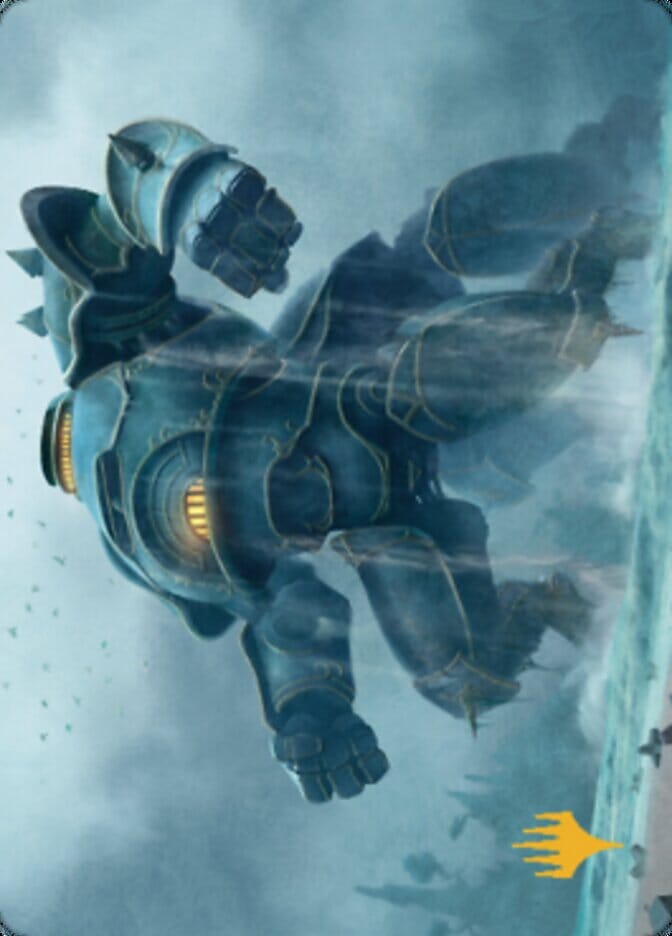 Depth Charge Colossus Art Card (Gold-Stamped Planeswalker Symbol) [The Brothers' War Art Series] MTG Single Magic: The Gathering  | Multizone: Comics And Games