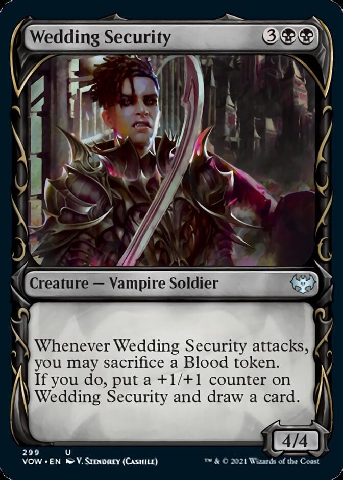 Wedding Security (Showcase Fang Frame) [Innistrad: Crimson Vow] MTG Single Magic: The Gathering  | Multizone: Comics And Games