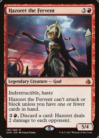 Hazoret the Fervent [Amonkhet] MTG Single Magic: The Gathering  | Multizone: Comics And Games