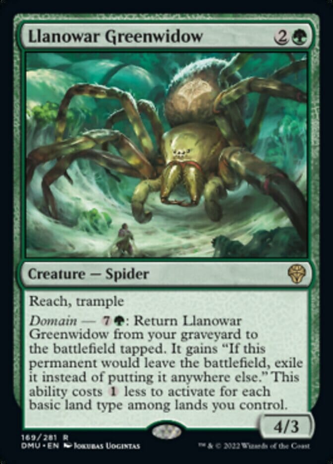 Llanowar Greenwidow [Dominaria United] MTG Single Magic: The Gathering  | Multizone: Comics And Games