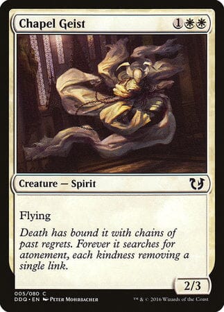 Chapel Geist [Duel Decks: Blessed vs. Cursed] MTG Single Magic: The Gathering  | Multizone: Comics And Games