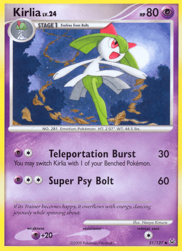 Kirlia (51/127) [Platinum: Base Set] Pokemon Single Pokémon  | Multizone: Comics And Games