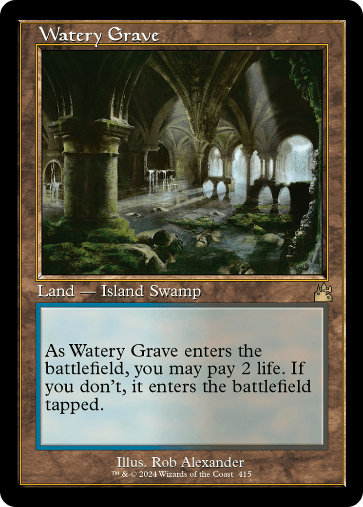 Watery Grave (Retro) [Ravnica Remastered] MTG Single Magic: The Gathering  | Multizone: Comics And Games