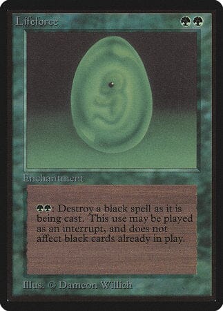 Lifeforce [Limited Edition Beta] MTG Single Magic: The Gathering  | Multizone: Comics And Games