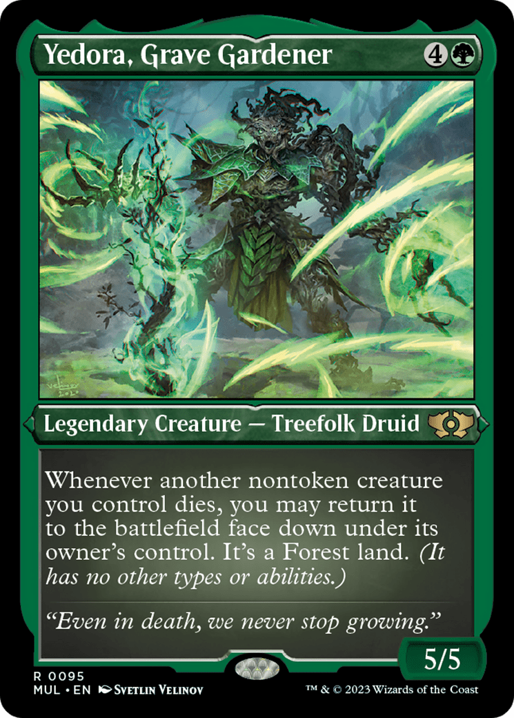 Yedora, Grave Gardener (Foil Etched) [Multiverse Legends] MTG Single Magic: The Gathering  | Multizone: Comics And Games