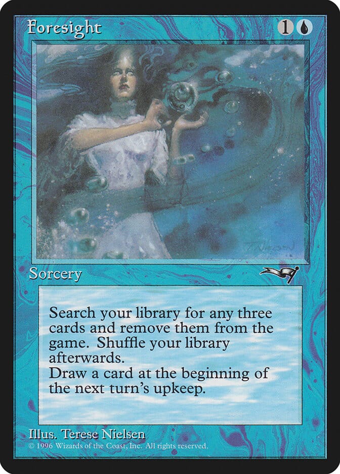 Foresight (Bubble Swirl) [Alliances] MTG Single Magic: The Gathering  | Multizone: Comics And Games