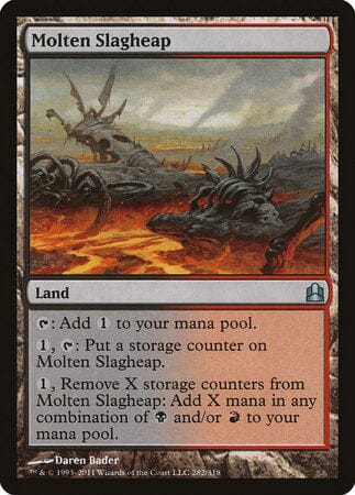 Molten Slagheap [Commander 2011] MTG Single Magic: The Gathering  | Multizone: Comics And Games