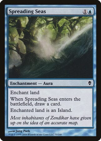 Spreading Seas [Zendikar] MTG Single Magic: The Gathering  | Multizone: Comics And Games