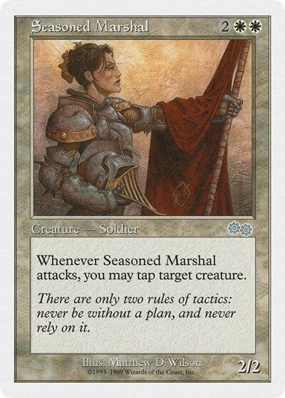 Seasoned Marshal [Battle Royale Box Set] MTG Single Magic: The Gathering  | Multizone: Comics And Games