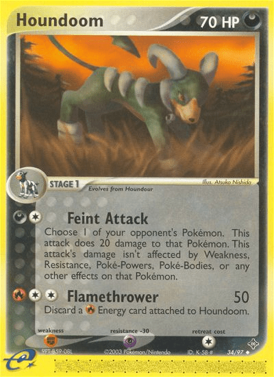Houndoom (34/97) [EX: Dragon] Pokemon Single Pokémon  | Multizone: Comics And Games
