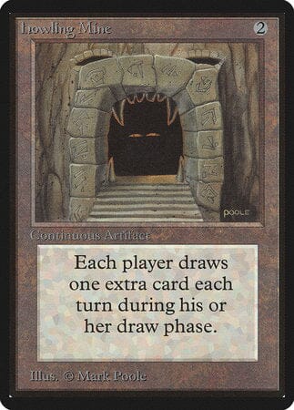 Howling Mine [Limited Edition Beta] MTG Single Magic: The Gathering  | Multizone: Comics And Games