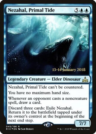 Nezahal, Primal Tide [Rivals of Ixalan Promos] MTG Single Magic: The Gathering  | Multizone: Comics And Games