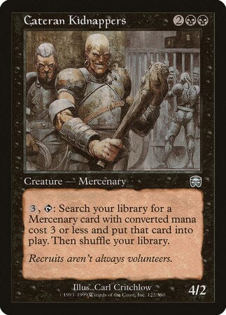 Cateran Kidnappers [Mercadian Masques] MTG Single Magic: The Gathering  | Multizone: Comics And Games