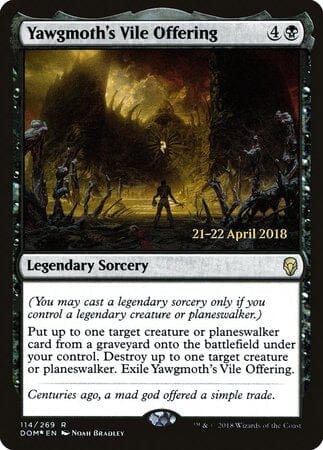 Yawgmoth's Vile Offering [Dominaria Promos] MTG Single Magic: The Gathering  | Multizone: Comics And Games