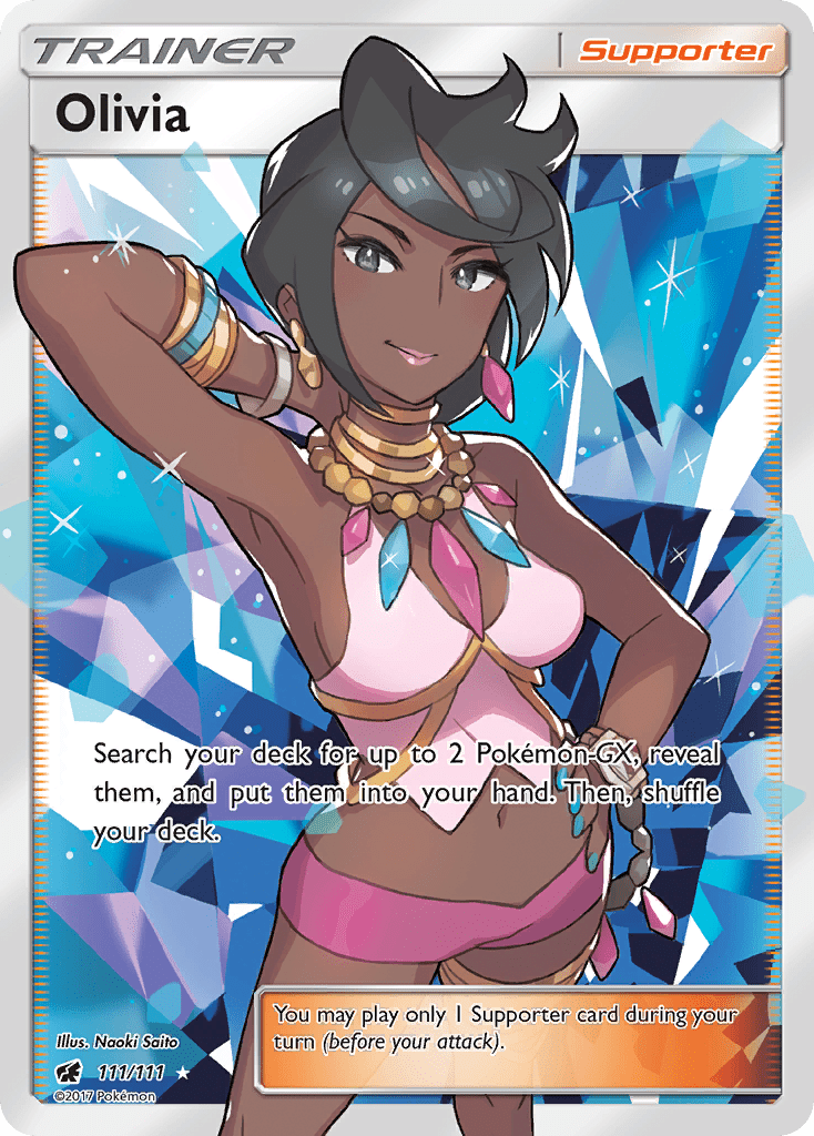 Olivia (111/111) [Sun & Moon: Crimson Invasion] Pokemon Single Pokémon  | Multizone: Comics And Games