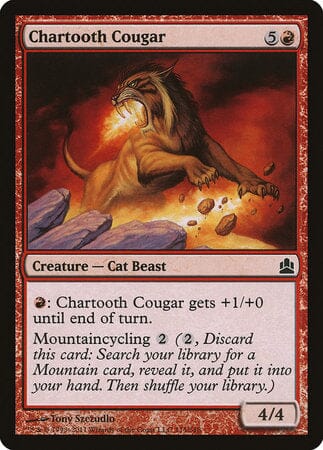 Chartooth Cougar [Commander 2011] MTG Single Magic: The Gathering  | Multizone: Comics And Games
