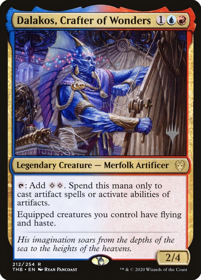 Dalakos, Crafter of Wonders (Promo Pack) [Theros Beyond Death Promos] MTG Single Magic: The Gathering  | Multizone: Comics And Games