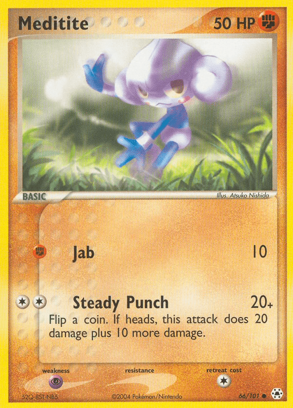 Meditite (66/101) [EX: Hidden Legends] Pokemon Single Pokémon  | Multizone: Comics And Games