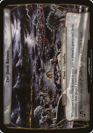 The Dark Barony (Planechase) [Planechase Planes] MTG Single Magic: The Gathering  | Multizone: Comics And Games