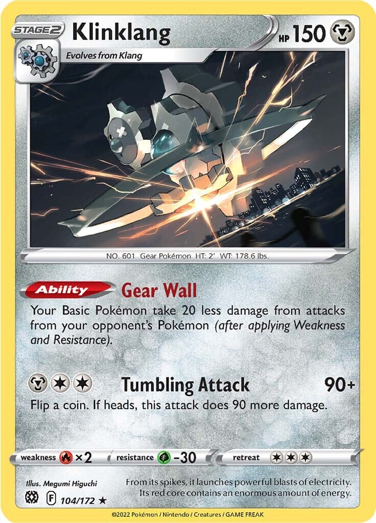 Klinklang (104/172) [Sword & Shield: Brilliant Stars] Pokemon Single Pokémon  | Multizone: Comics And Games