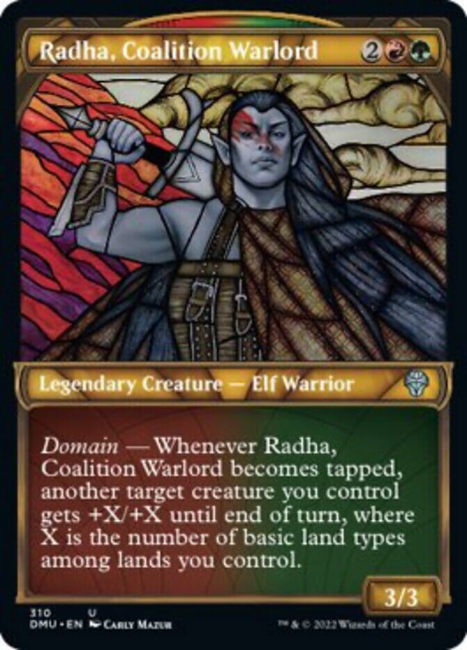 Radha, Coalition Warlord (Showcase) [Dominaria United] MTG Single Magic: The Gathering  | Multizone: Comics And Games